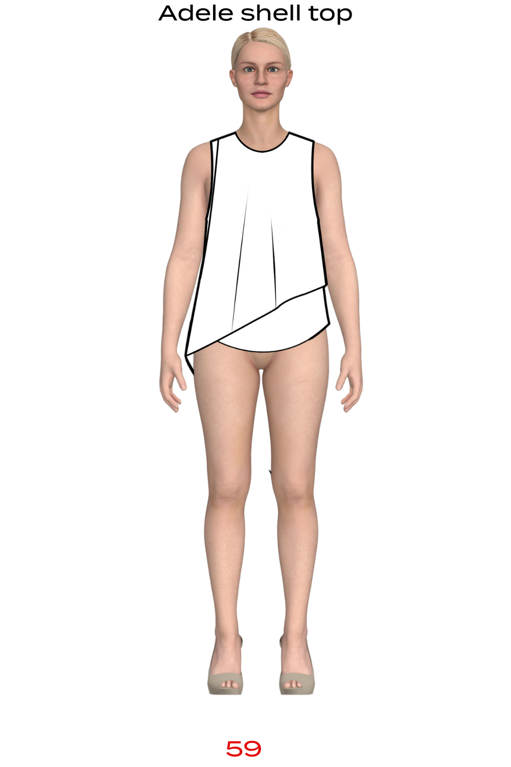 Adele shell top