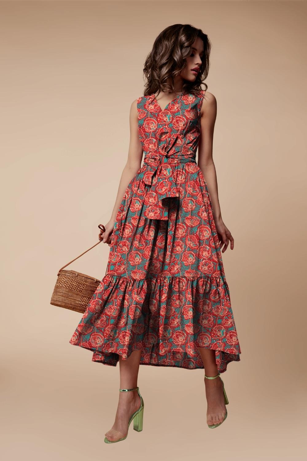 Bernadette Floral Tulip Dress