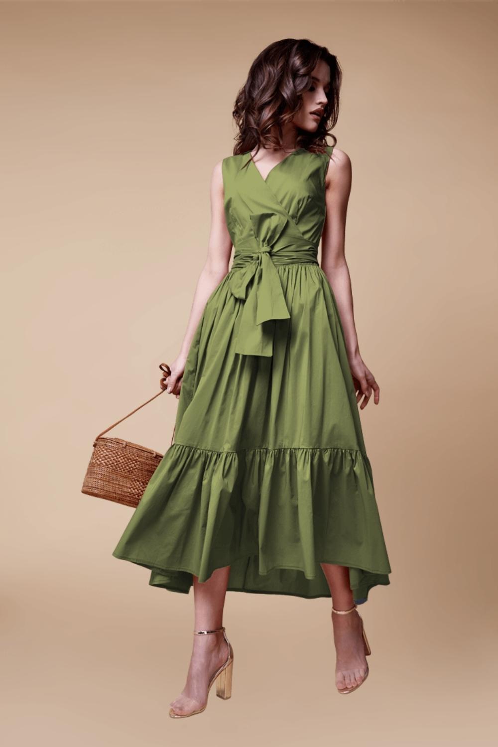 Bernadette Tulip Wrap Dress