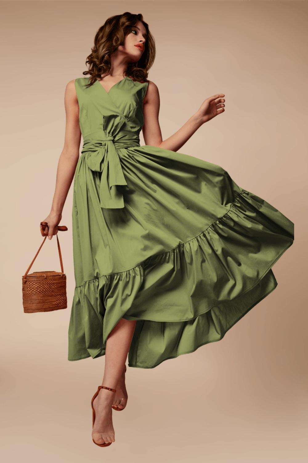 Bernadette Tulip Wrap Dress