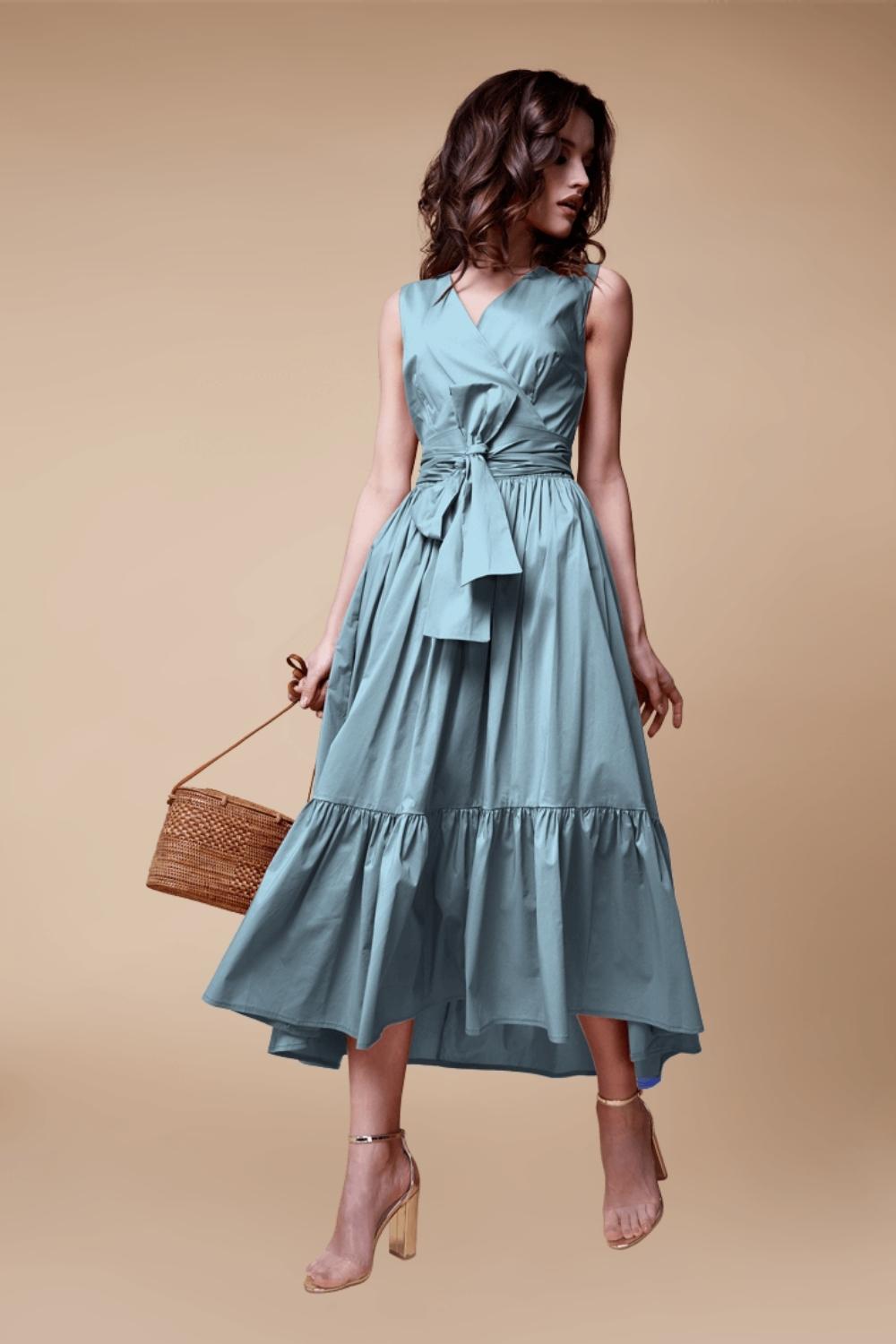 Bernadette Tulip Wrap Dress