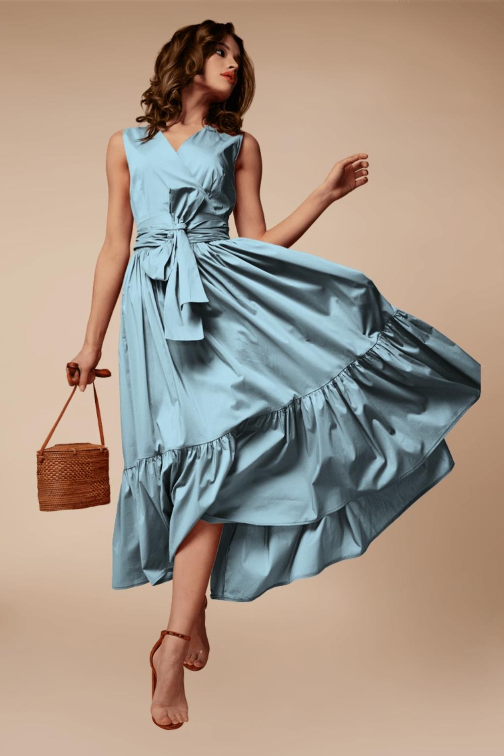 Bernadette Tulip Wrap Dress